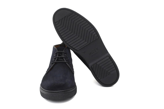 Polacchino stringato in camoscio