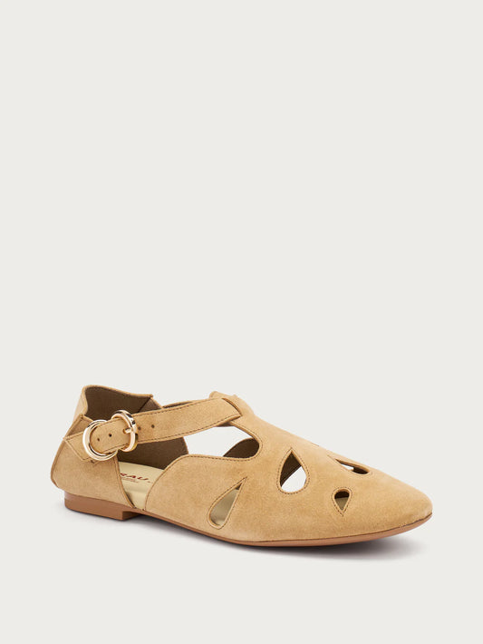 Sandalo cut-out in suede