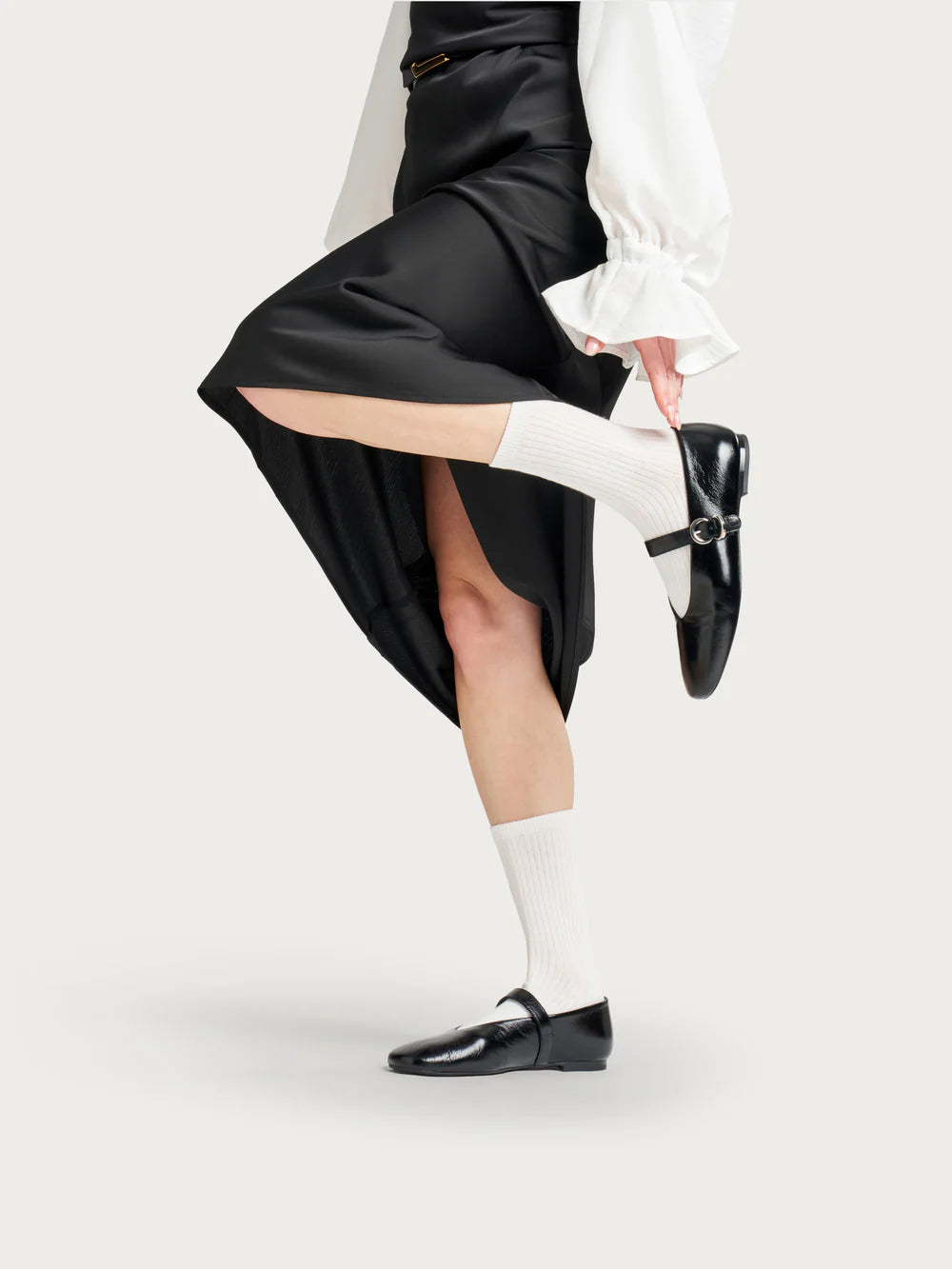 Ballerine in pelle lucida