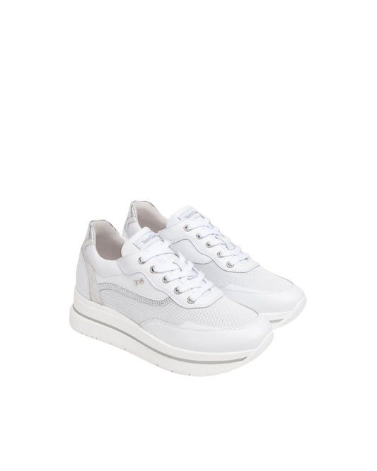 Sneakers traforata + strass