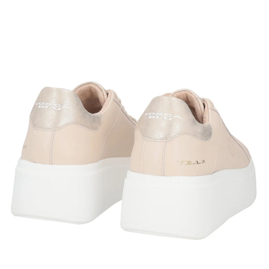 SNEAKER ELETTRA CON FIORI IN STRASS