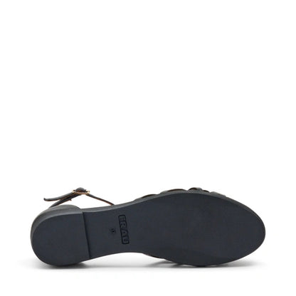 Ballerina in pelle traforata