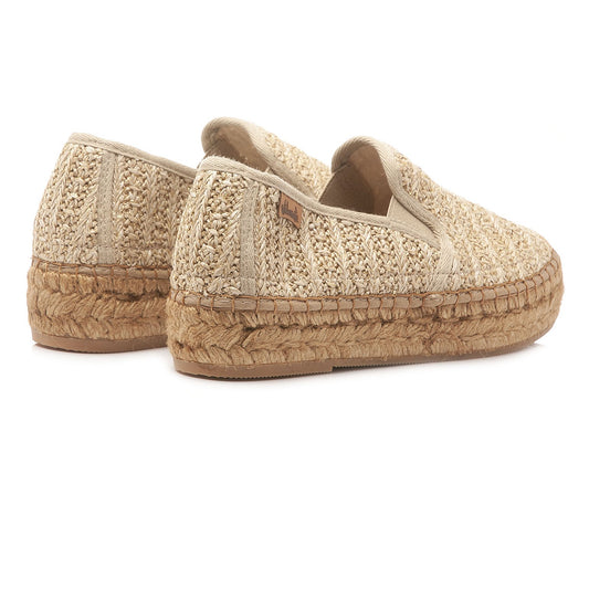 Mocassini in rafia