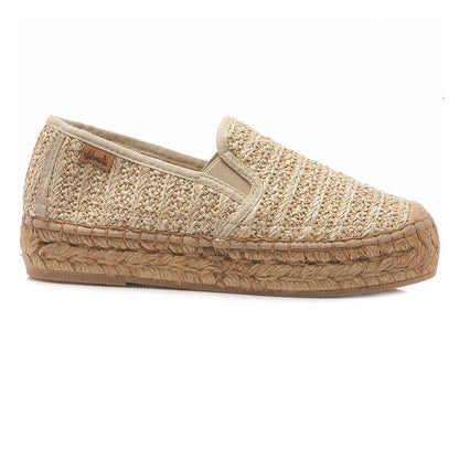 Mocassini in rafia