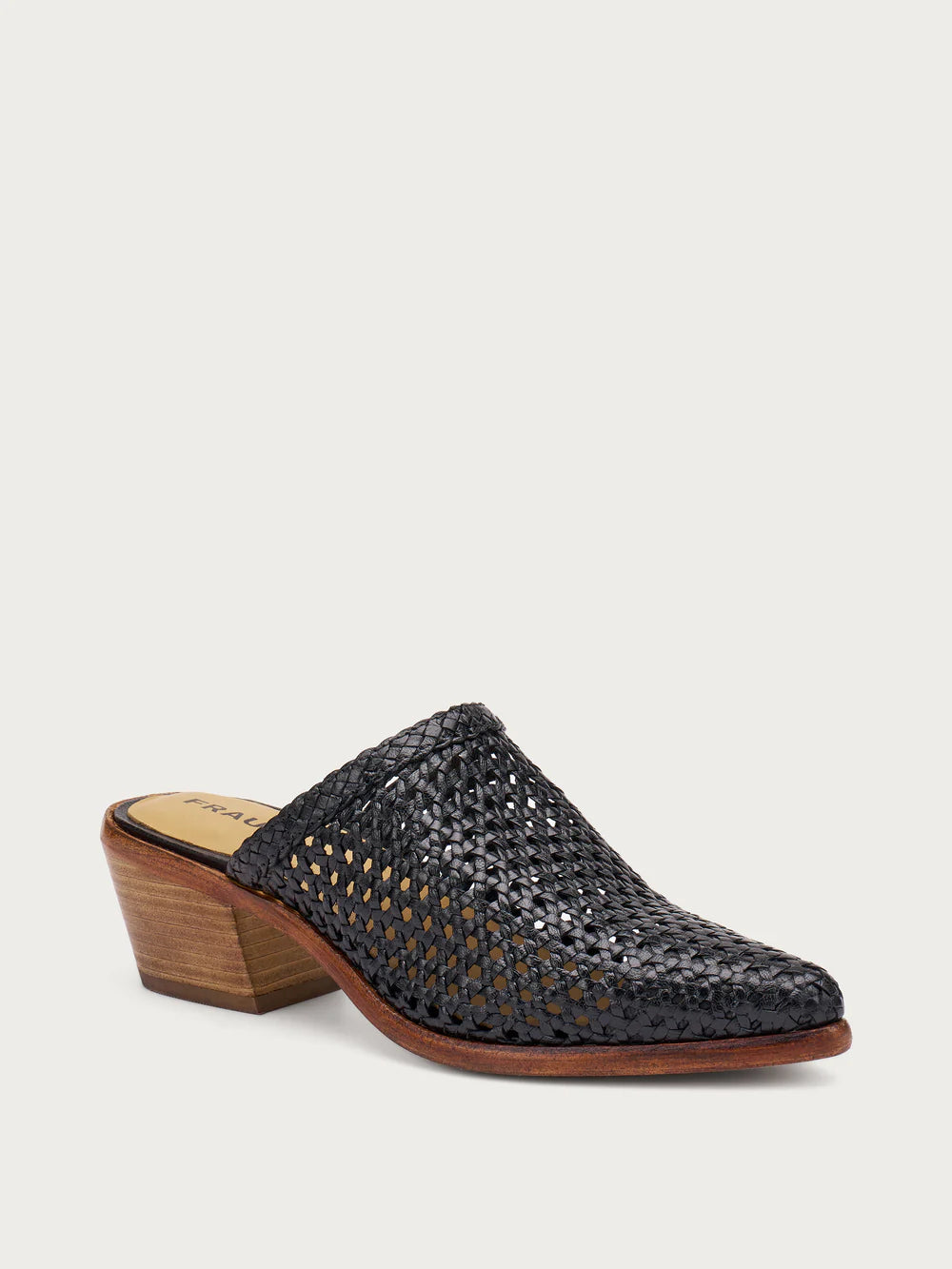 Sabot in pelle intrecciata