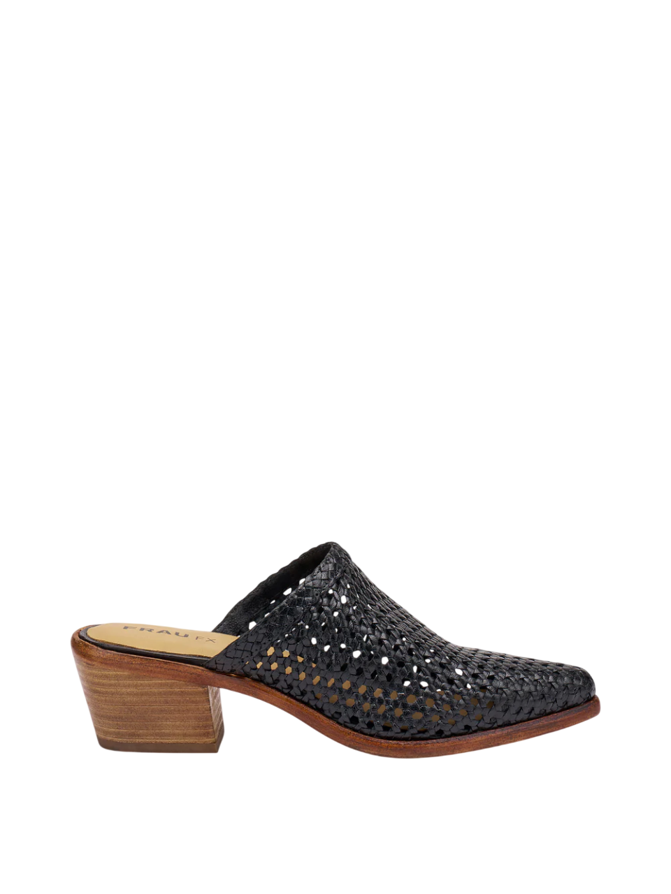 Sabot in pelle intrecciata