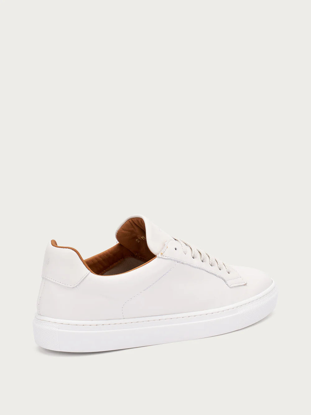 Sneaker basic in pelle