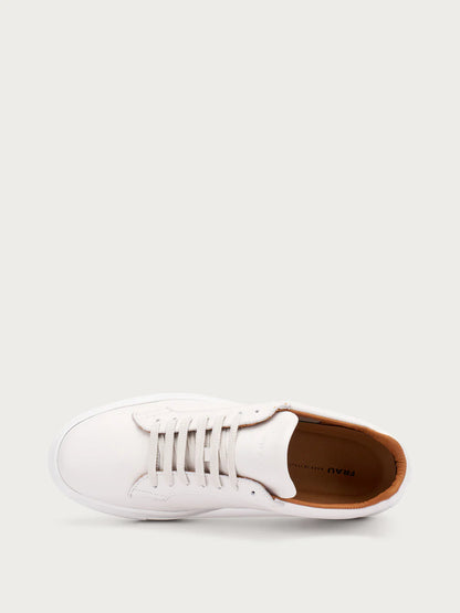 Sneaker basic in pelle