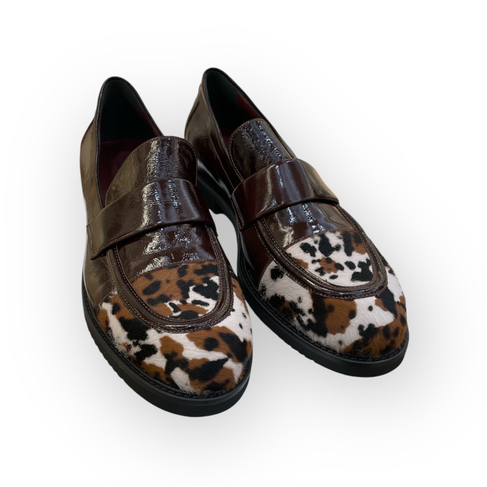 Mocassino punta mucchina