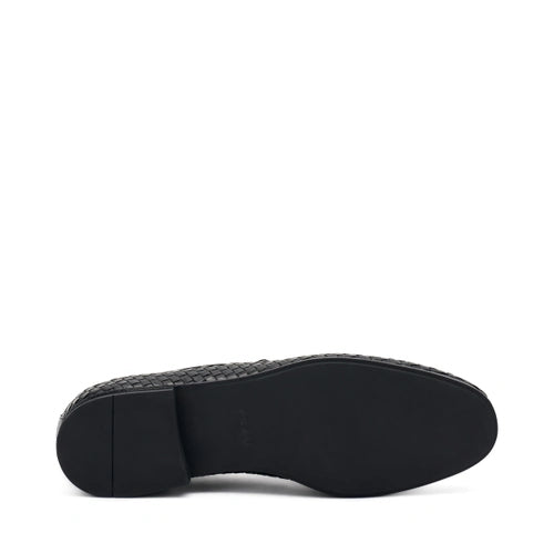 Mocassini pelle intrecciata