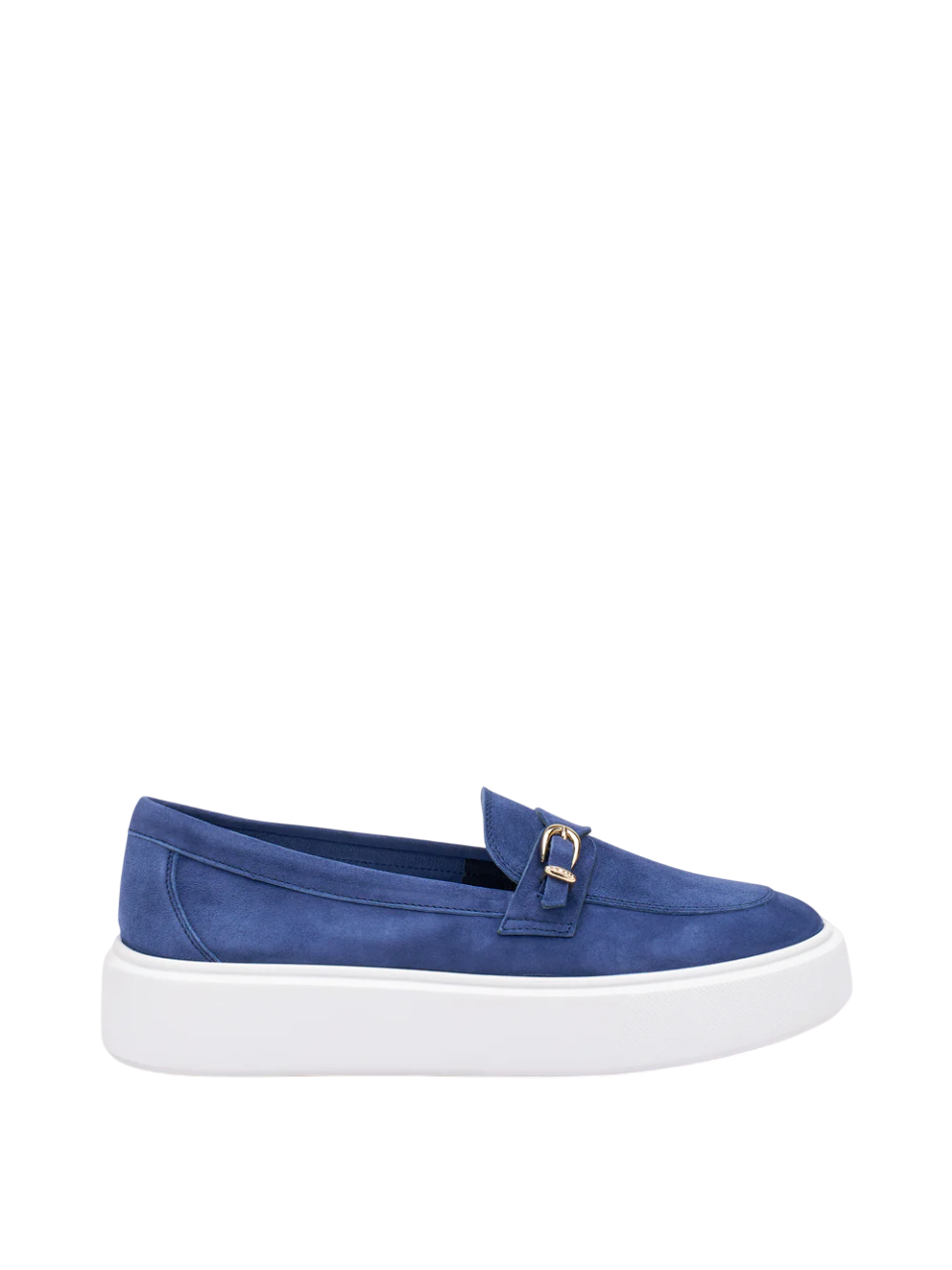 Mocassino fibbia in suede
