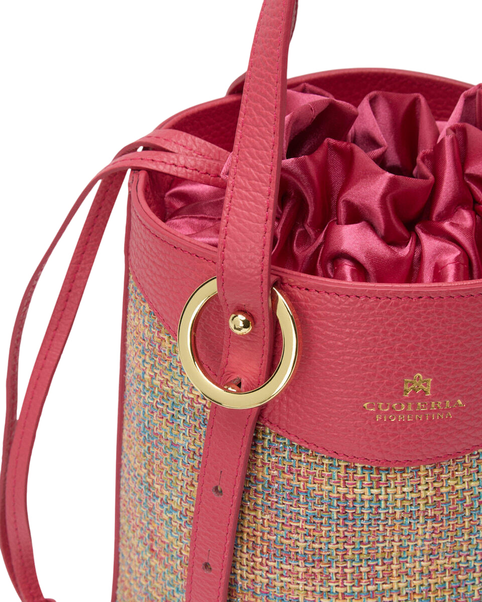 Amber small bucket pelle