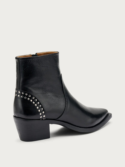 Stivaletti texani in pelle