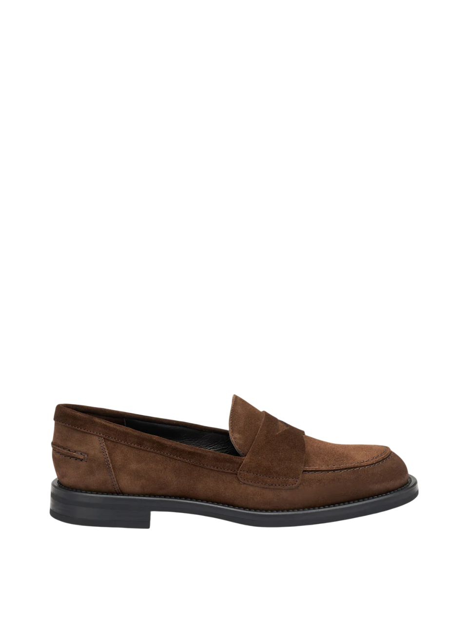 Mocassini in pelle scamosciata