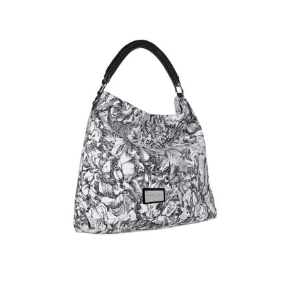 Borsa tote in tessuto jacquard