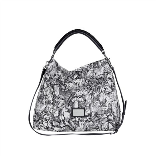 Borsa tote in tessuto jacquard