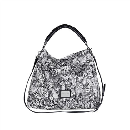 Borsa tote in tessuto jacquard