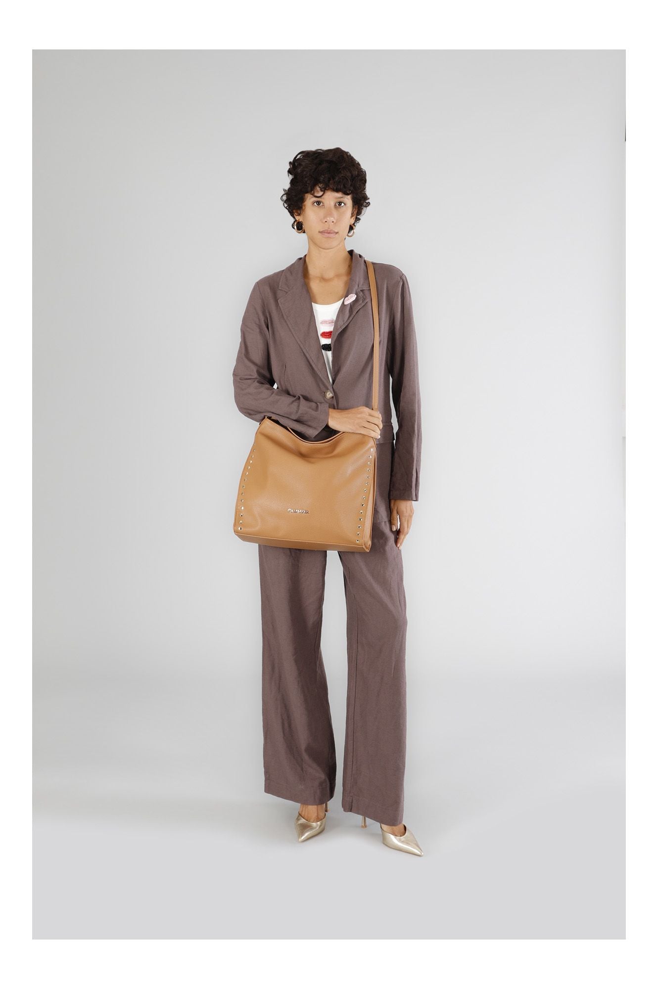 Sacca morbida con applicazioni