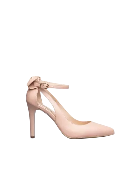 Décolleté cinturino in pelle