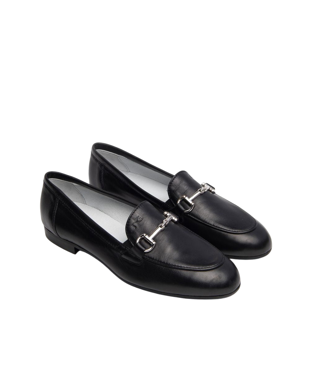 Mocassini in pelle con morsetto