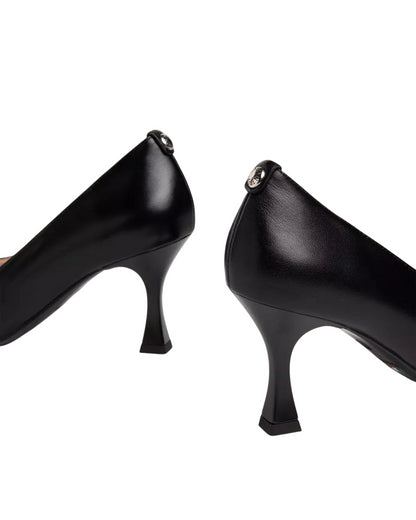 Décolleté in pelle