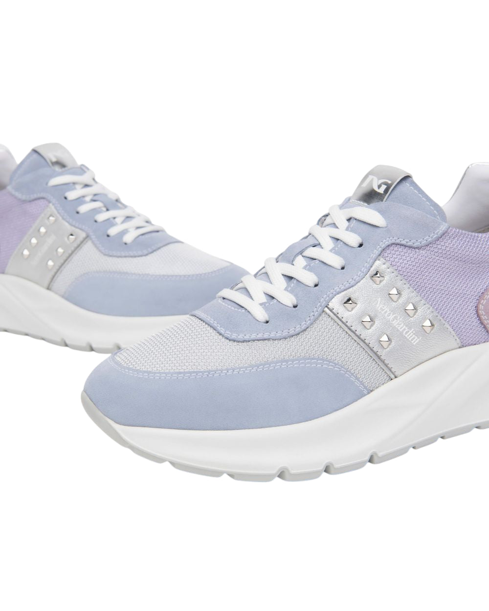 Sneakers in suede e tela