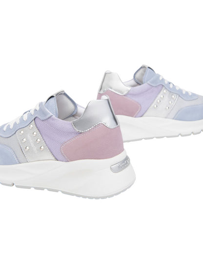 Sneakers in suede e tela