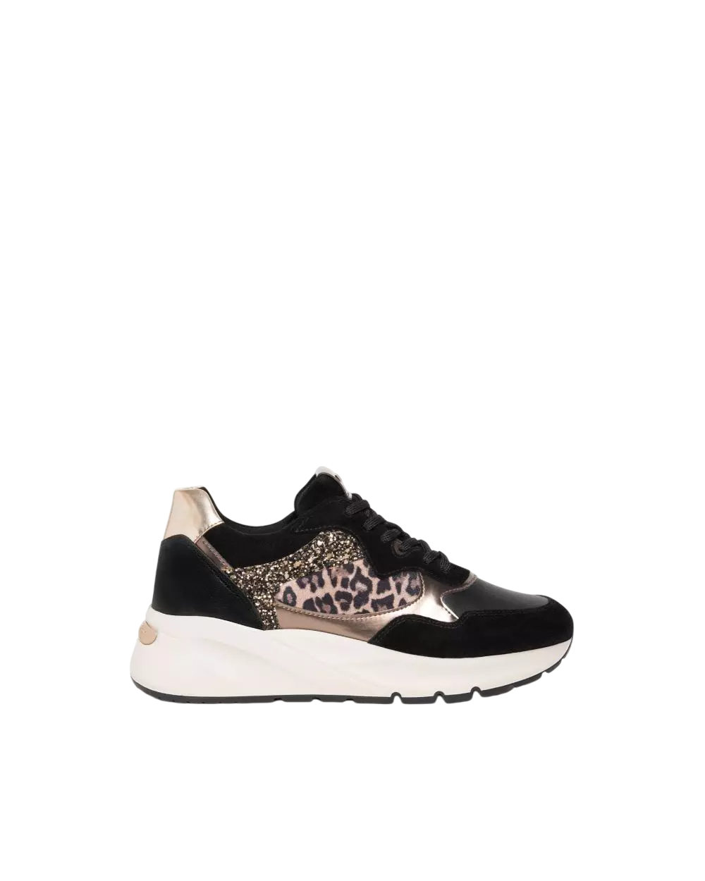 Sneakers in suede e pelle