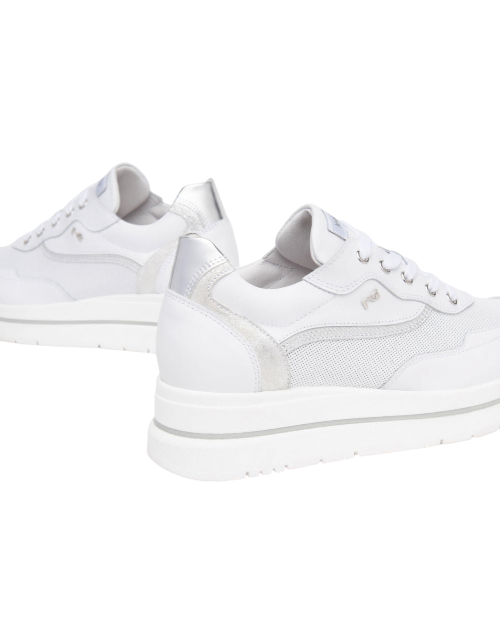 Sneakers traforata + strass