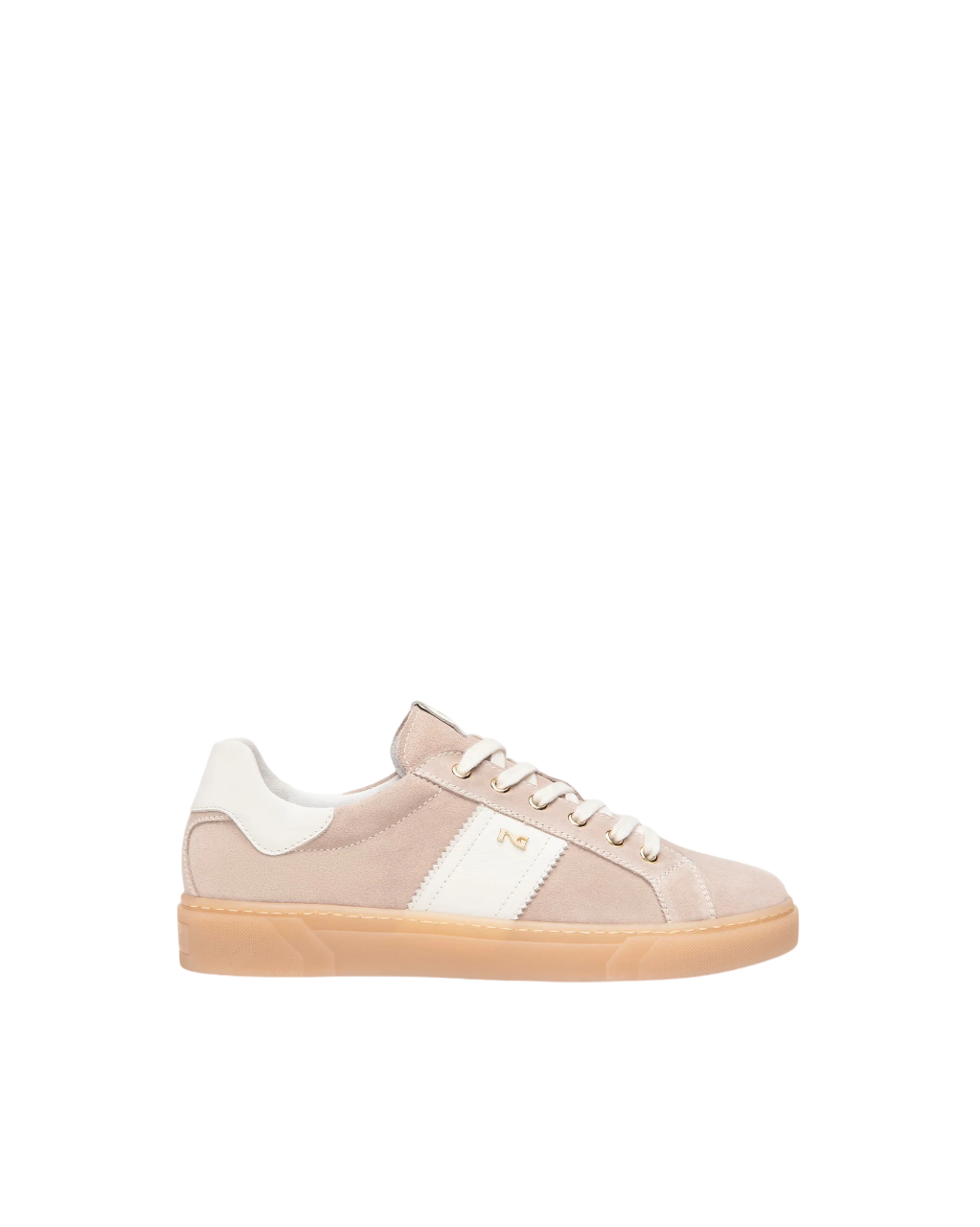 Sneaker in pelle e camoscio