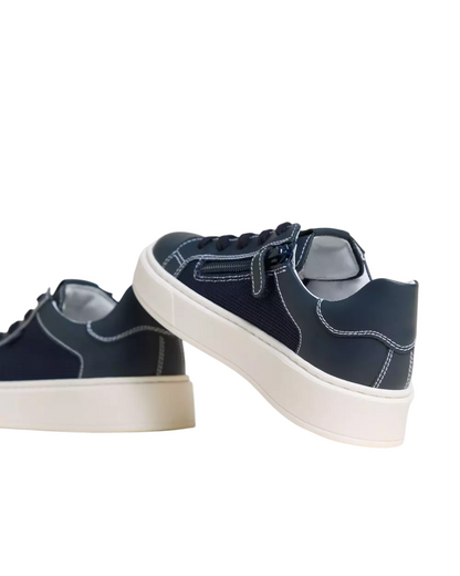Sneakers teen in pelle