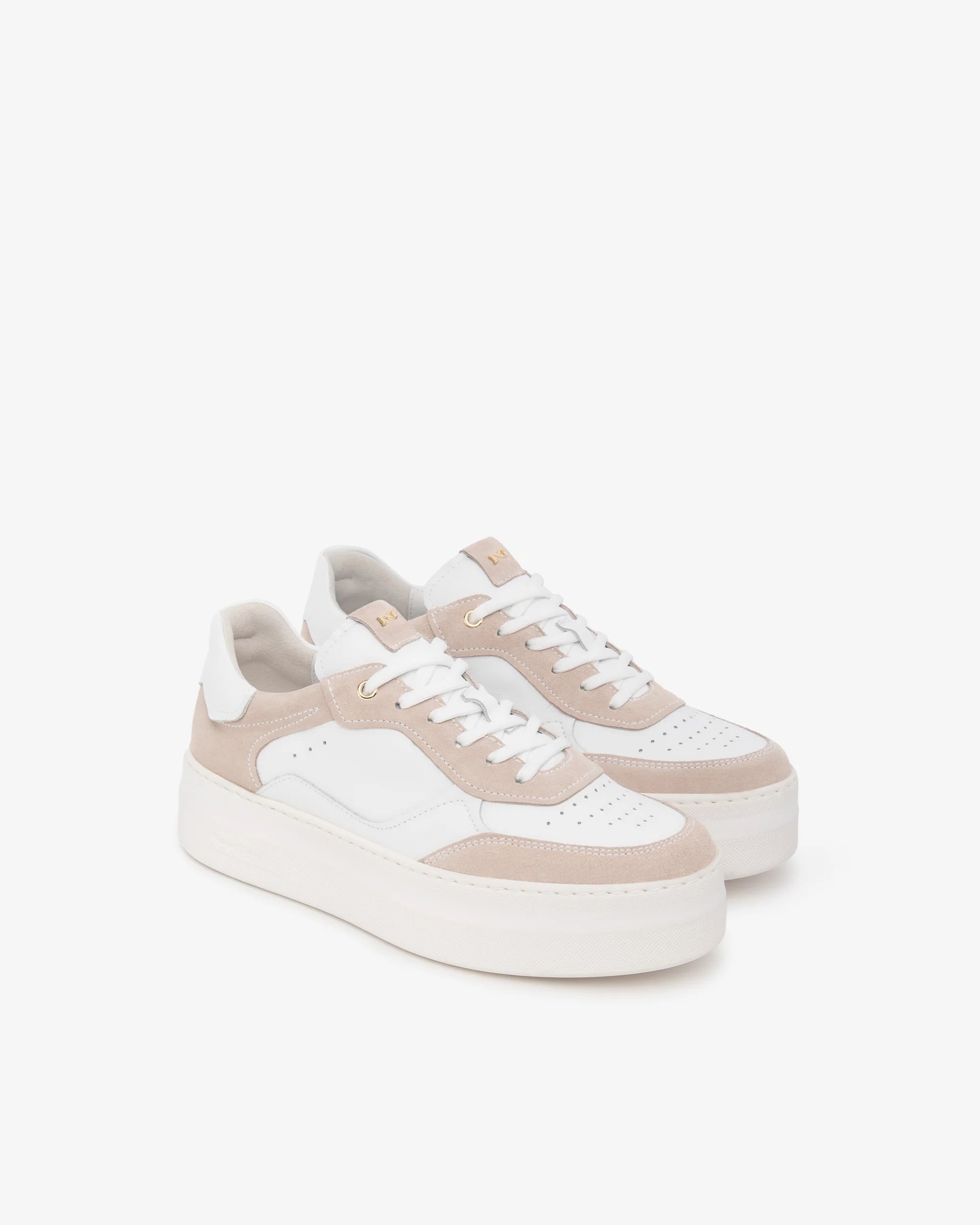 Sneaker in pelle e suede
