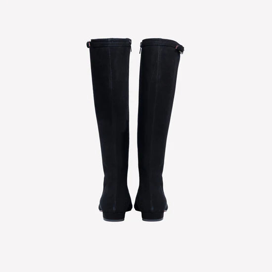 Stivali in camoscio Fold