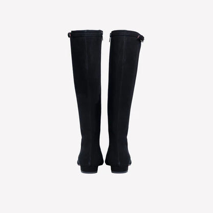 Stivali in camoscio Fold