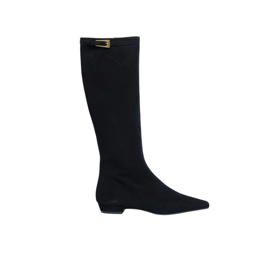 Stivali in camoscio Fold