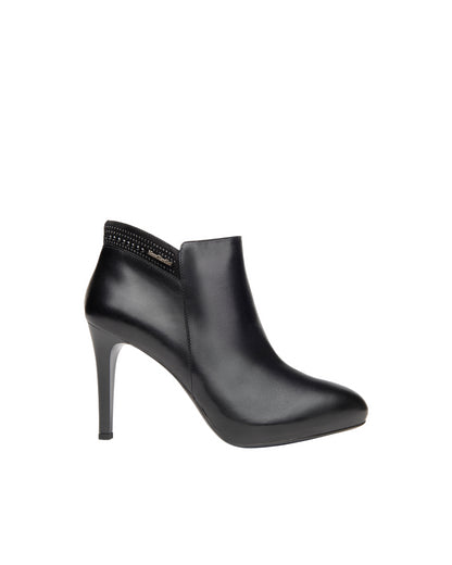 Stivaletti strass tallone