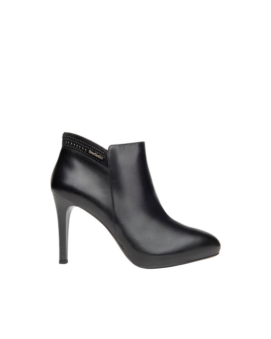 Stivaletti strass tallone