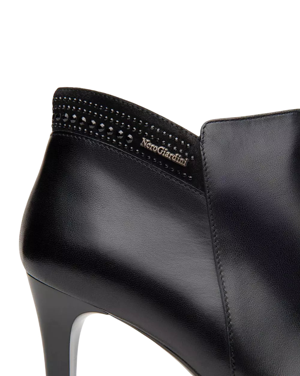 Stivaletti strass tallone