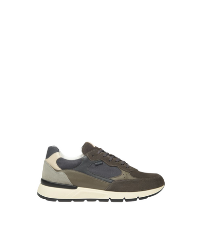 Sneakers in camoscio e nylon