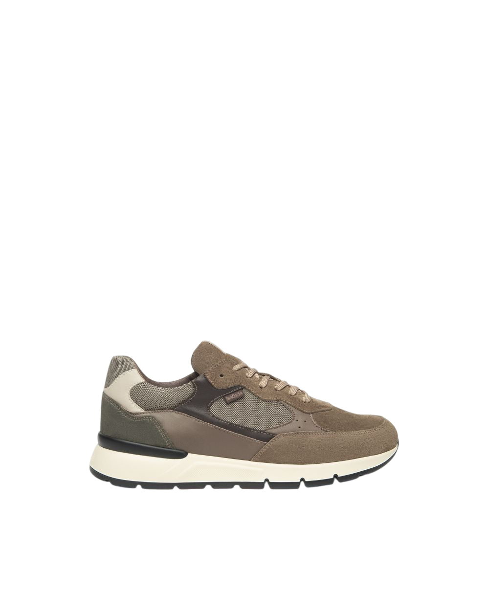 Sneakers in camoscio e nylon