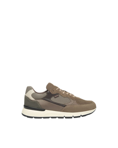 Sneakers in camoscio e nylon