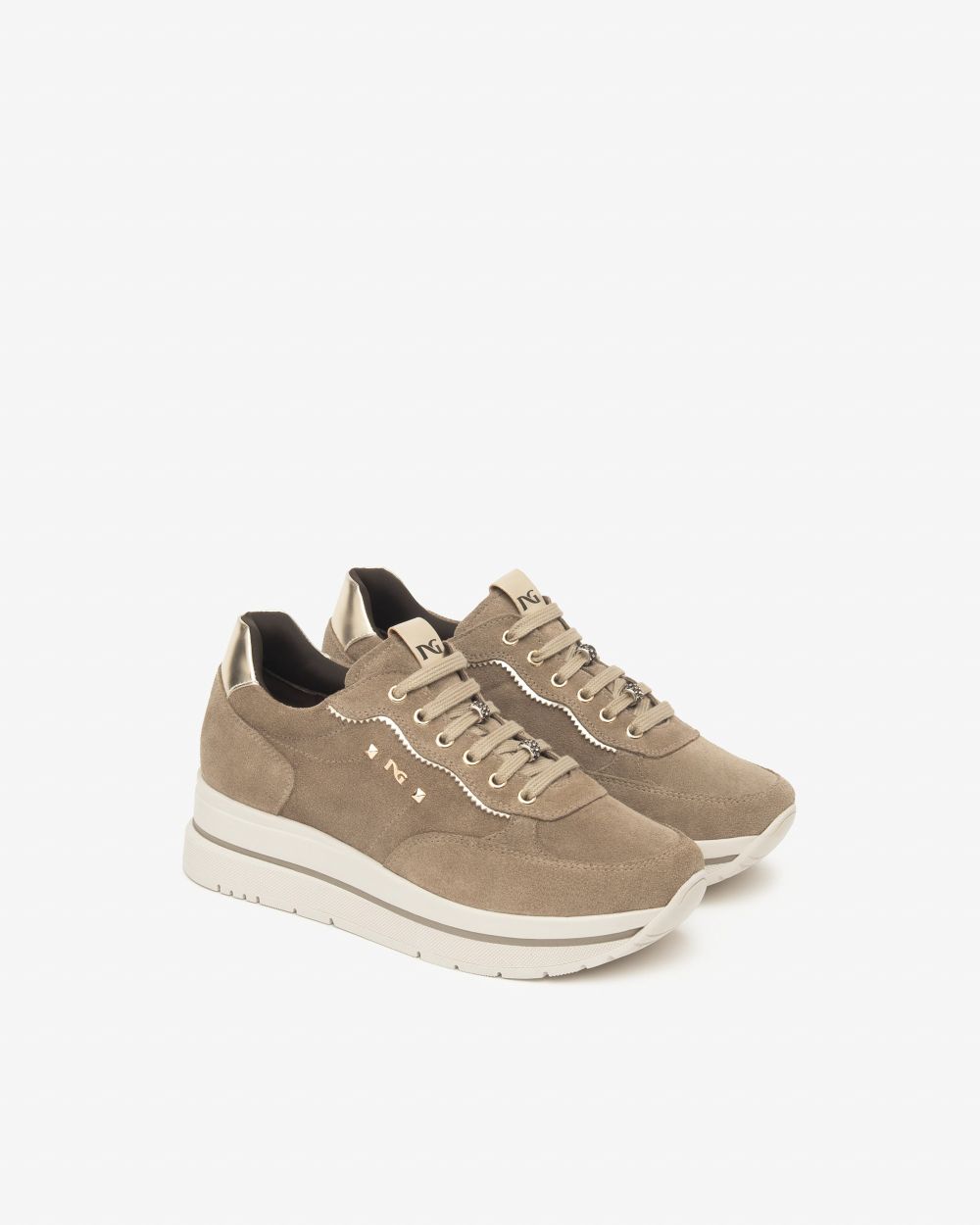 Sneakers in camoscio