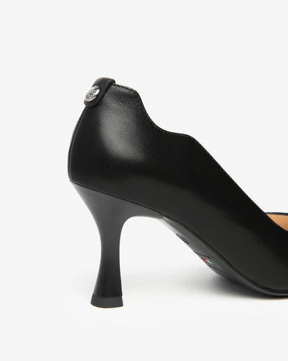 Décolleté in pelle