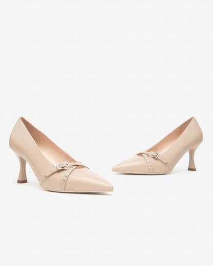 Décolleté in pelle