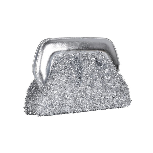 Clutch in tessuto lurex Ofelia
