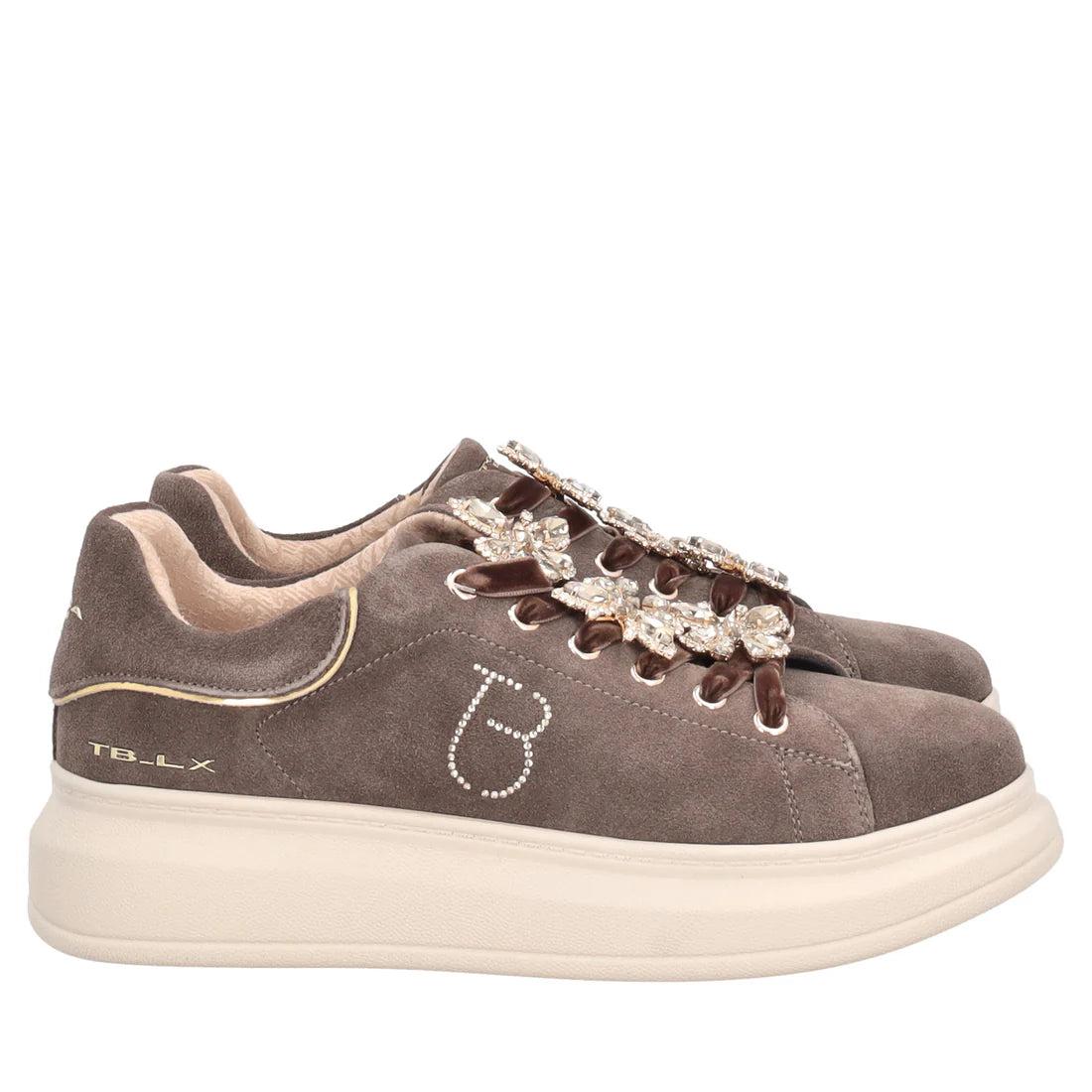 Sneakers in suede farfalla