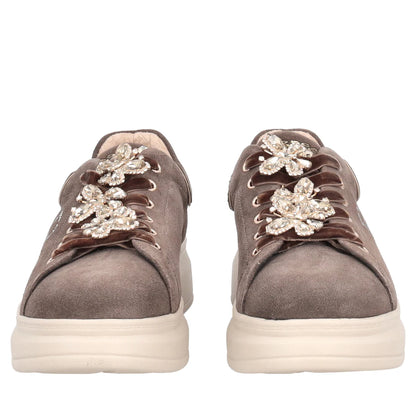 Sneakers in suede farfalla
