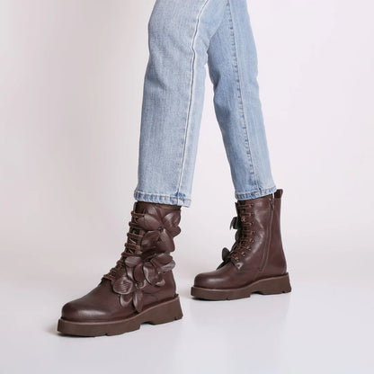 Stivaletto Louise con fiori