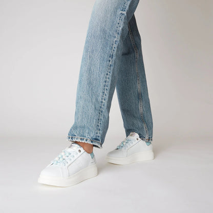 SNEAKER BELLATRIX CON PERLE EFFETTO BOREALE