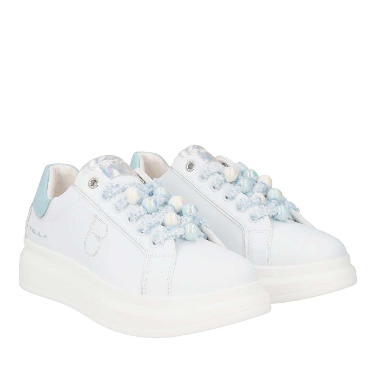 SNEAKER BELLATRIX CON PERLE EFFETTO BOREALE